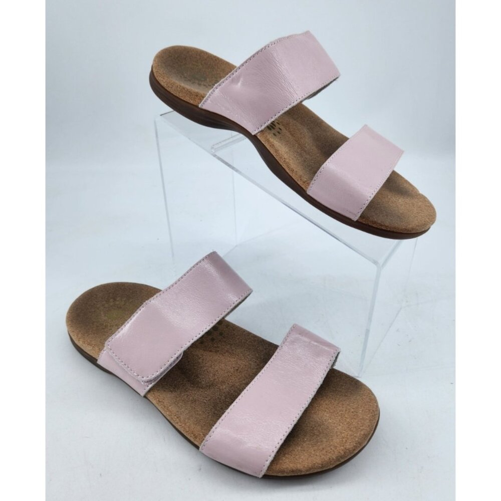 Revitalign Women's Size 8.5 D Pink Double‎ Strap Slip On Sandal Shoes Comfort